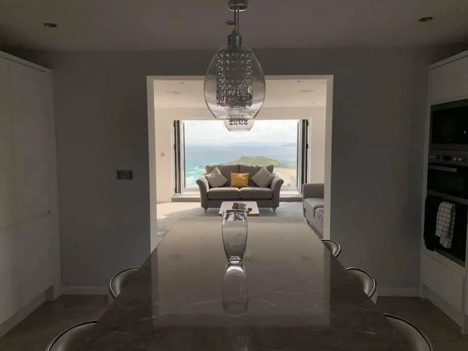 Renovated interior finished with new lighting and decoration after a full refurbishment