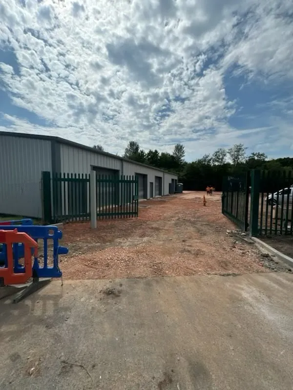 Commercial unit exterior completed by Stret Limited building teams in the West Midlands